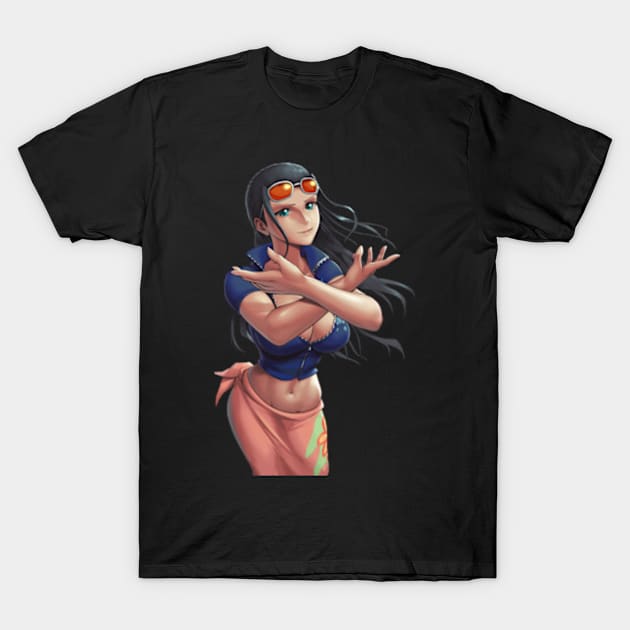 Nico Robin T-Shirt by hybridmink